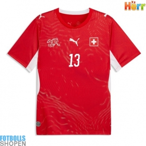 Billiga Schweiz Ricardo Rodriguez #13 Hemmatröja VM 2026 Kortärmad